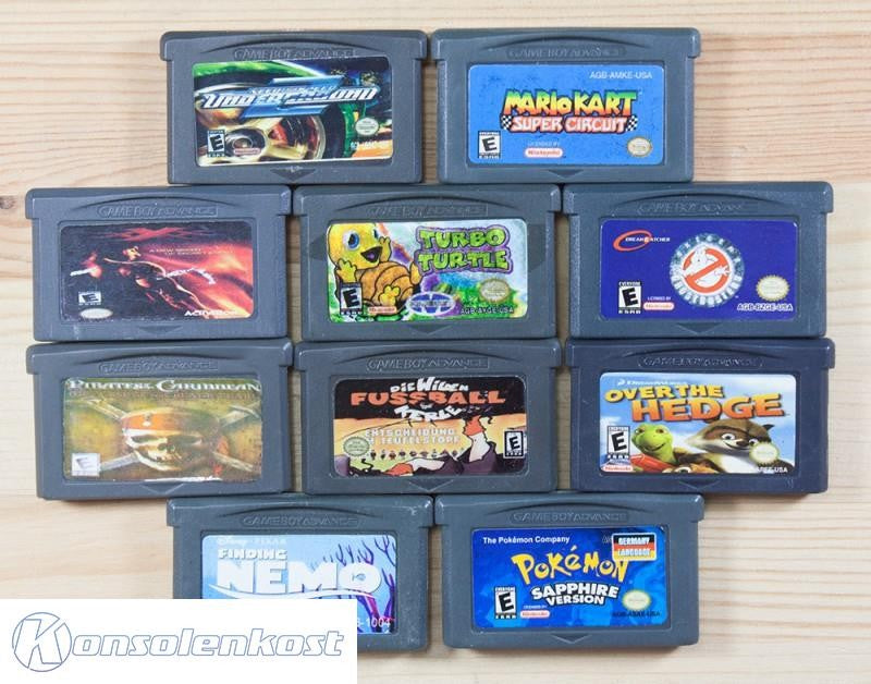 10 GameBoy Spiele zum TOP Preis! - GBA124