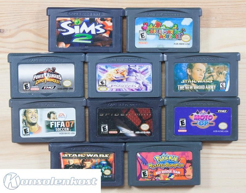 10 GameBoy Spiele zum TOP Preis! - GBA127