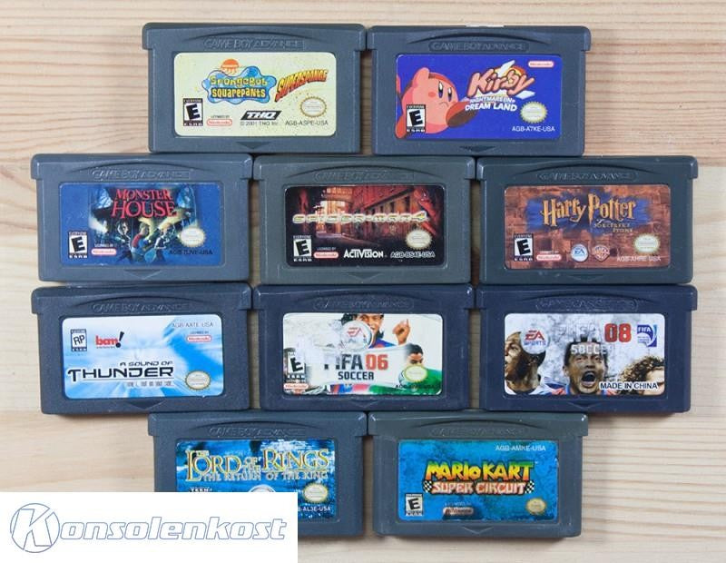 10 GameBoy Spiele zum TOP Preis! - GBA129