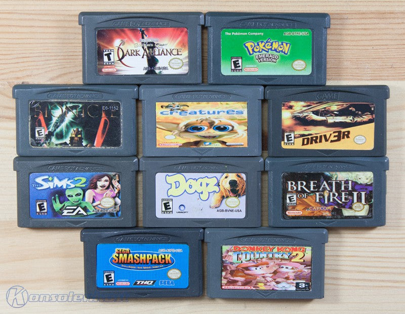10 GameBoy Spiele zum TOP Preis! - GBA130