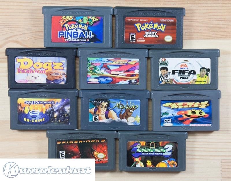 10 GameBoy Spiele zum TOP Preis! - GBA131