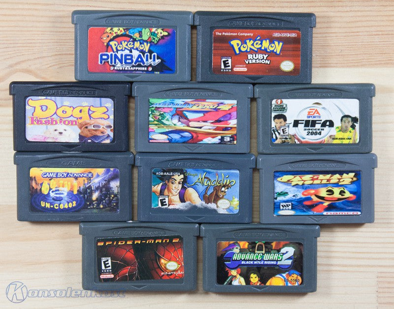 10 GameBoy Spiele zum TOP Preis! - GBA131