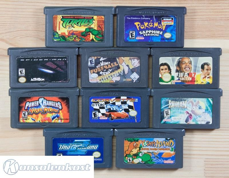 10 GameBoy Spiele zum TOP Preis! - GBA132