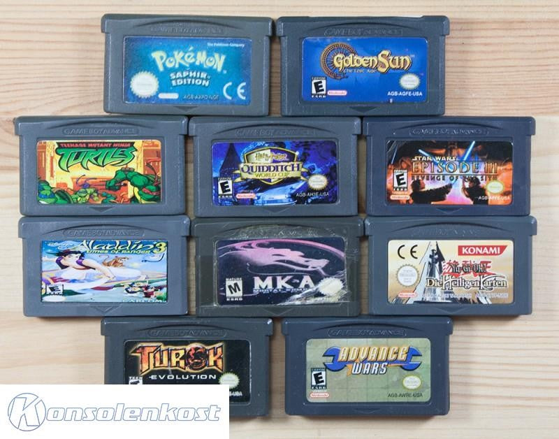 10 GameBoy Spiele zum TOP Preis! - GBA133