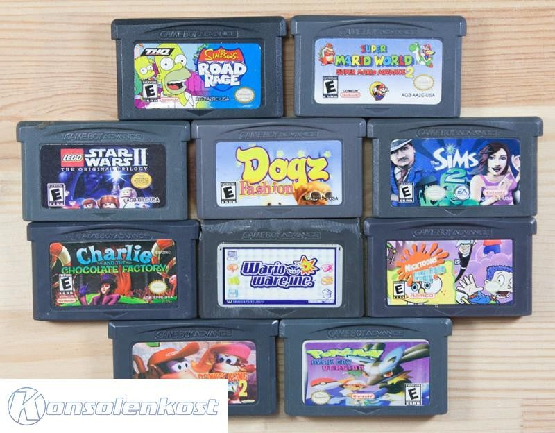 10 GameBoy Spiele zum TOP Preis! - GBA134