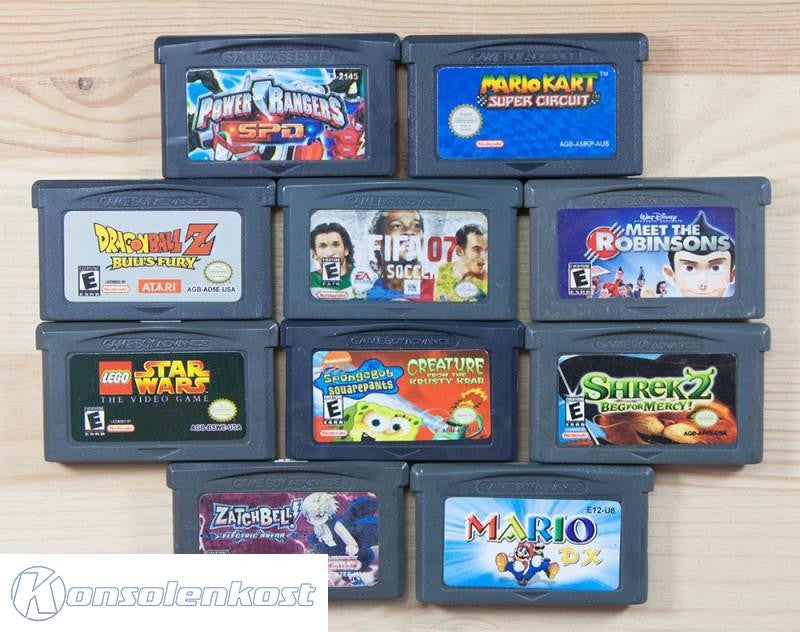 10 GameBoy Spiele zum TOP Preis! - GBA137