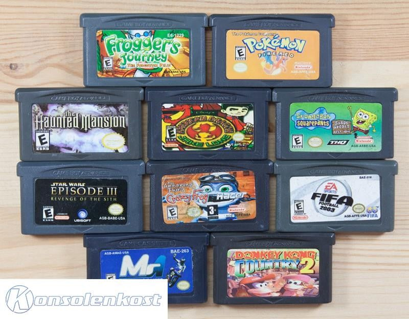 10 GameBoy Spiele zum TOP Preis! - GBA140
