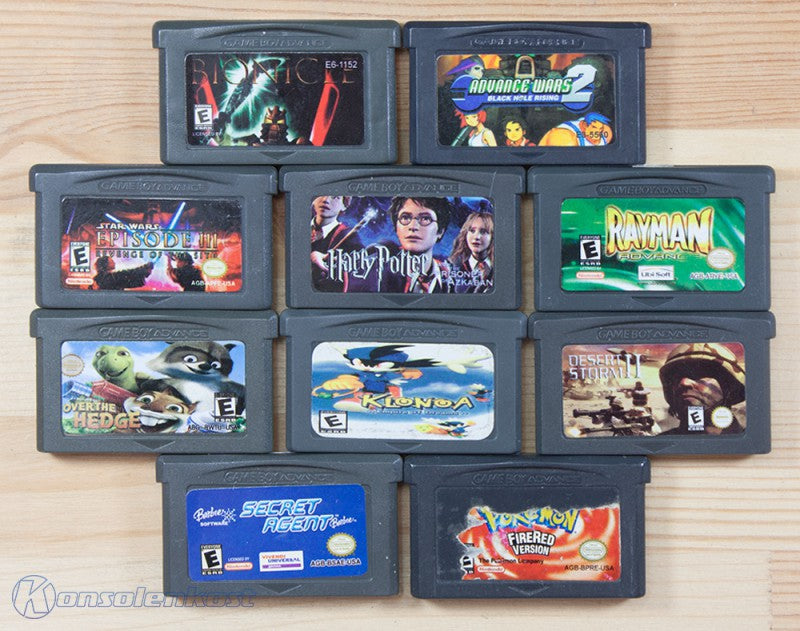 10 GameBoy Spiele zum TOP Preis! - GBA146