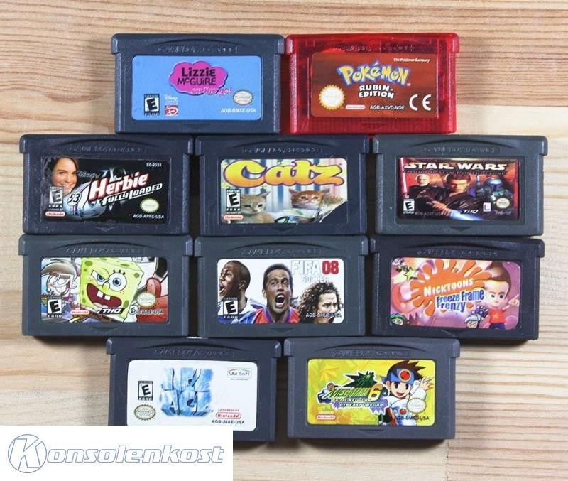 10 GameBoy Spiele zum TOP Preis! - GBA148