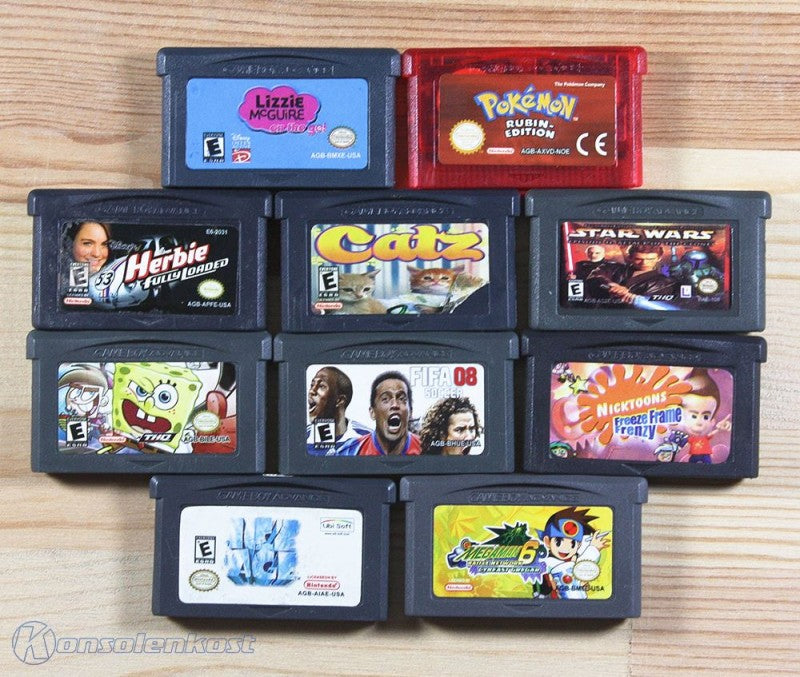 10 GameBoy Spiele zum TOP Preis! - GBA148