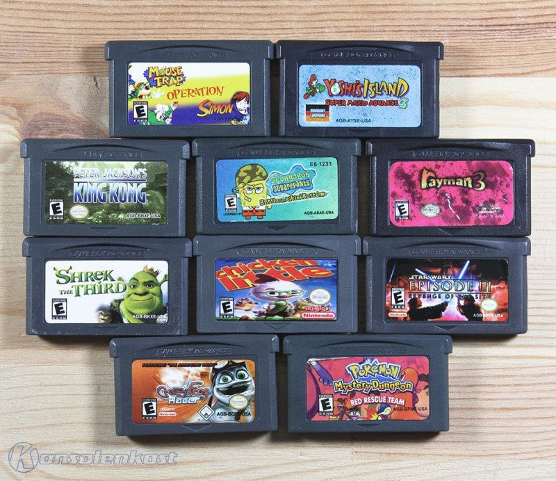 10 GameBoy Spiele zum TOP Preis! - GBA149