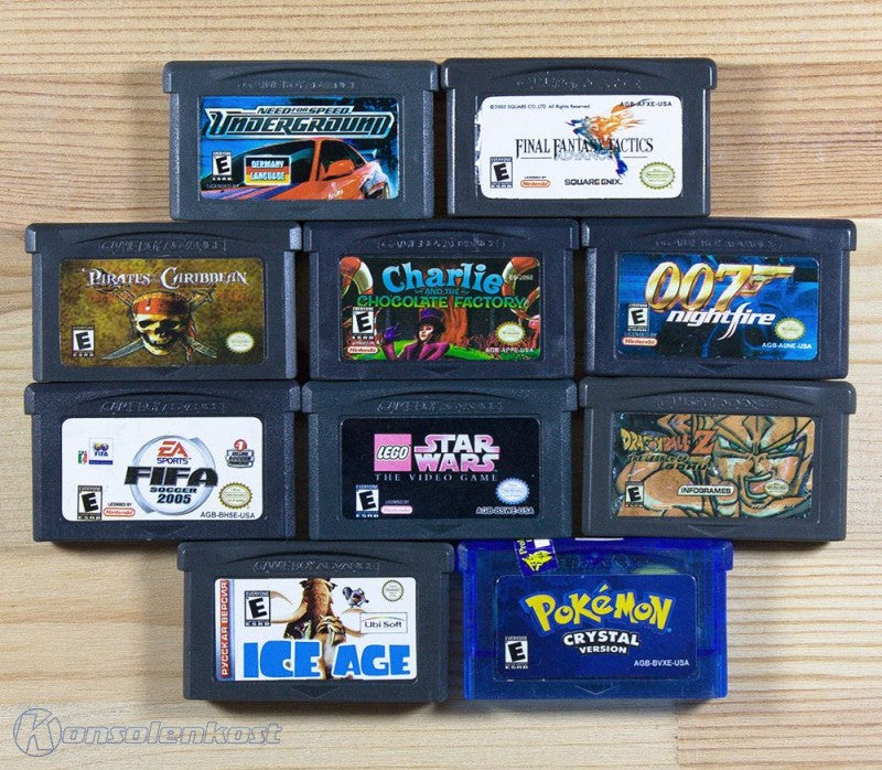 10 GameBoy Spiele zum TOP Preis! - GBA150