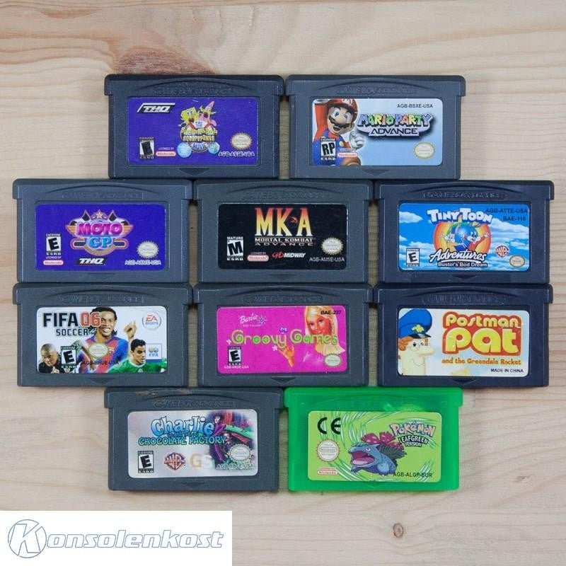 10 GameBoy Spiele zum TOP Preis! - GBA153