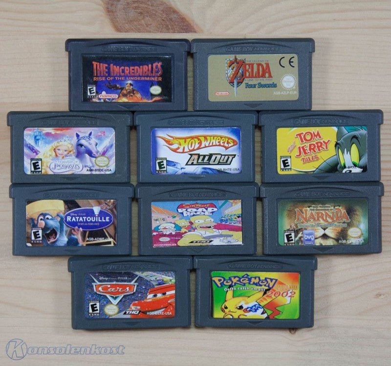 10 GameBoy Spiele zum TOP Preis! - GBA154