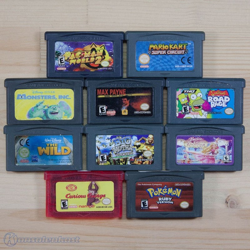 10 GameBoy Spiele zum TOP Preis! - GBA155