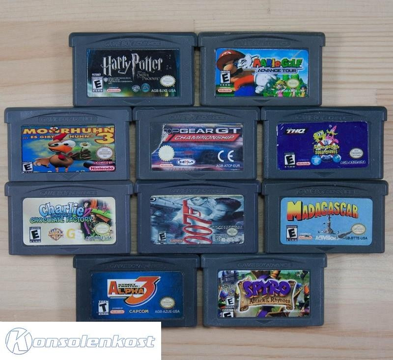 10 GameBoy Spiele zum TOP Preis! - GBA162