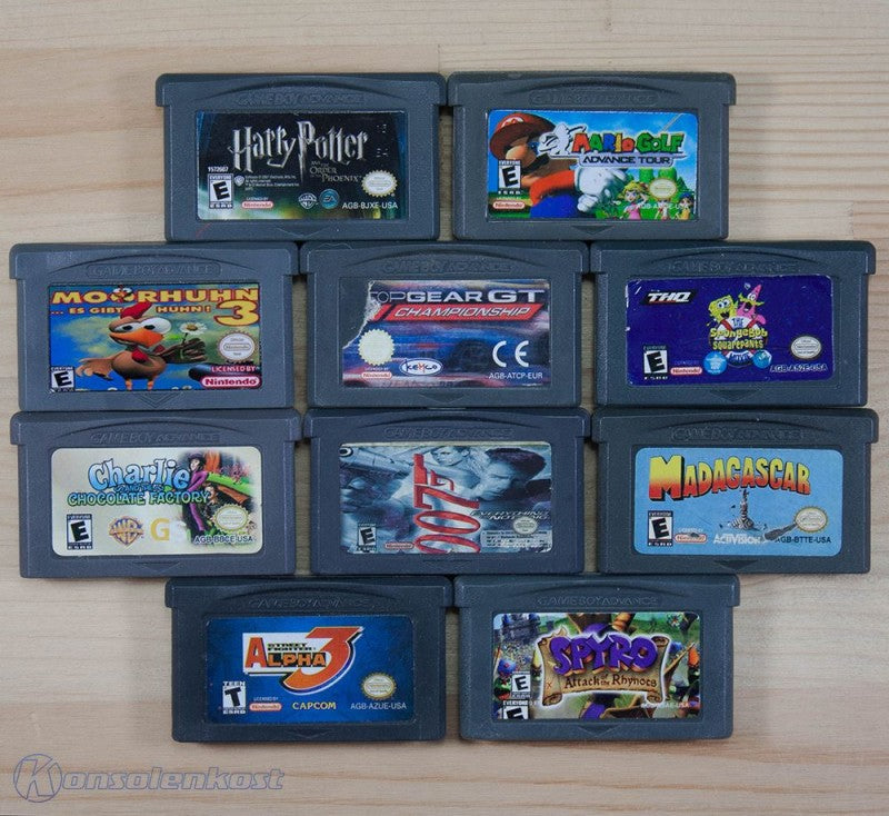 10 GameBoy Spiele zum TOP Preis! - GBA162