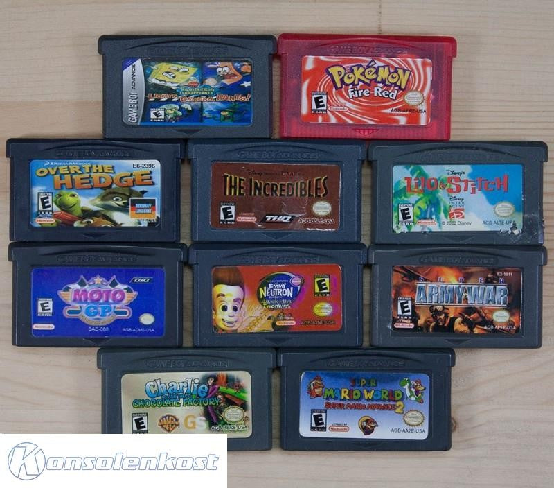 10 GameBoy Spiele zum TOP Preis! - GBA165