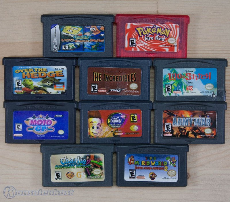 10 GameBoy Spiele zum TOP Preis! - GBA165