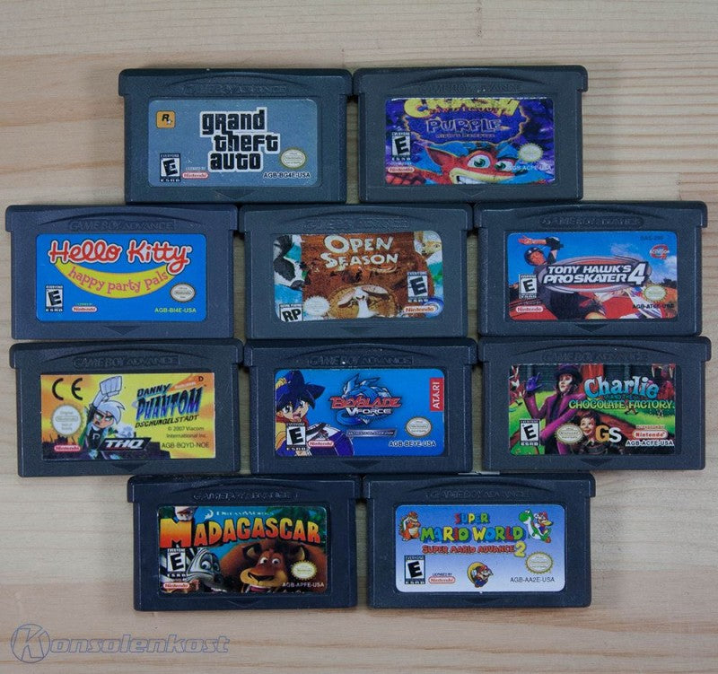 10 GameBoy Spiele zum TOP Preis! - GBA166