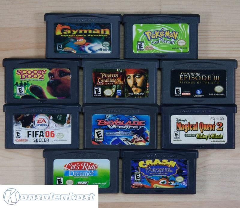 10 GameBoy Spiele zum TOP Preis! - GBA167