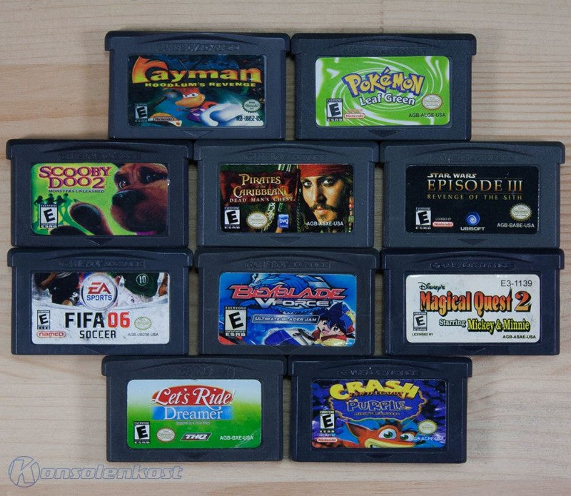 10 GameBoy Spiele zum TOP Preis! - GBA167