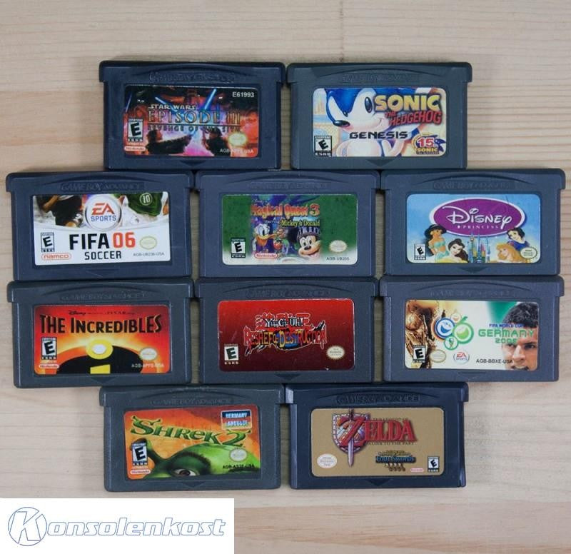 10 GameBoy Spiele zum TOP Preis! - GBA168
