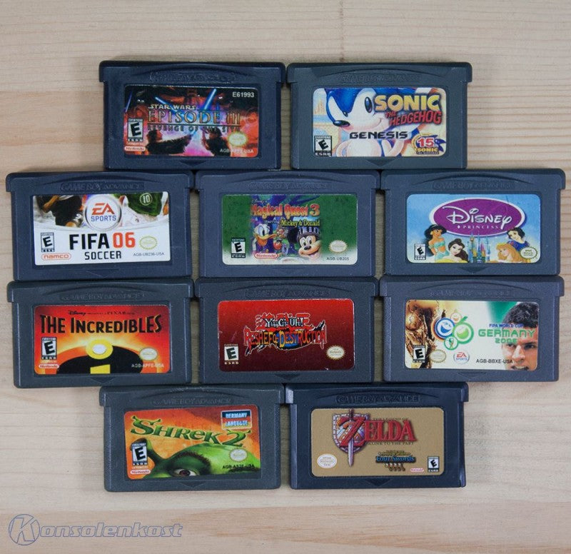 10 GameBoy Spiele zum TOP Preis! - GBA168