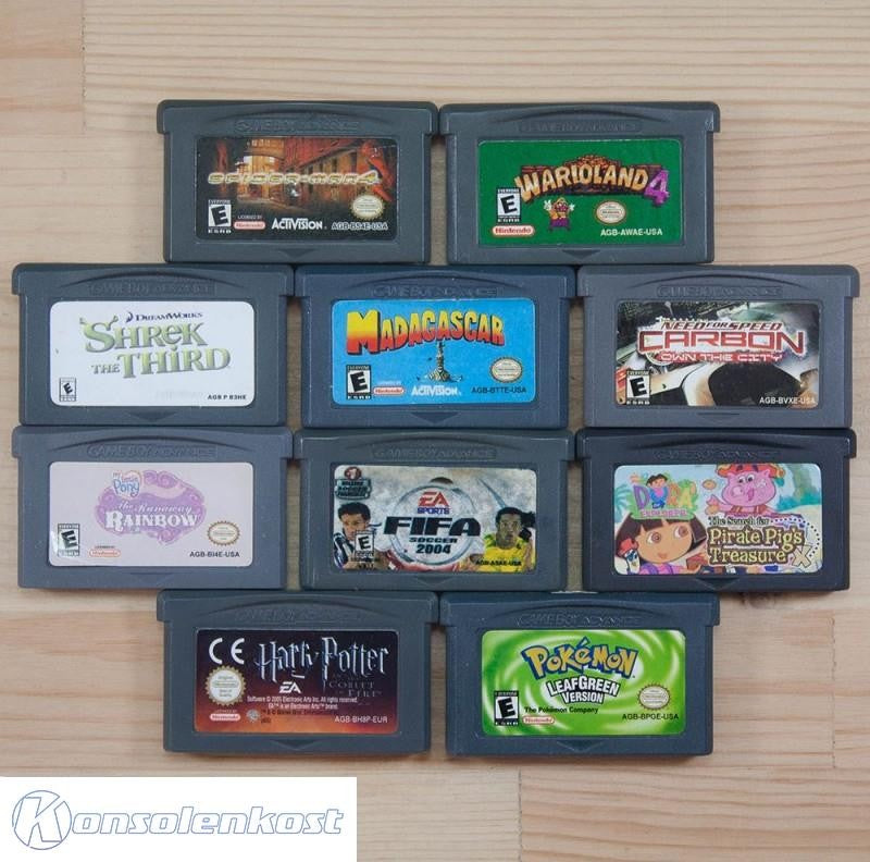 10 GameBoy Spiele zum TOP Preis! - GBA169