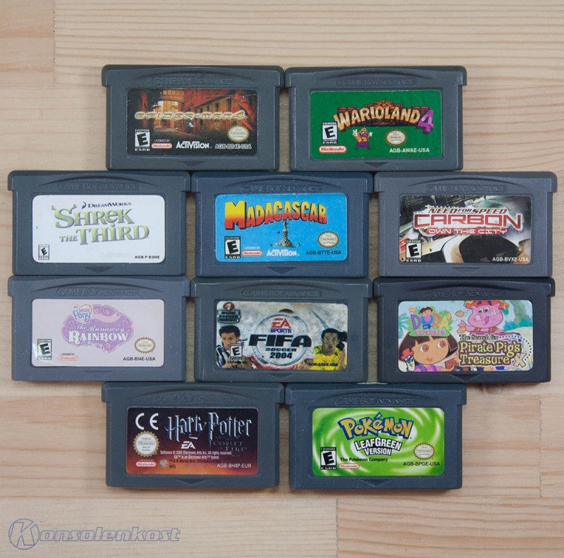 10 GameBoy Spiele zum TOP Preis! - GBA169