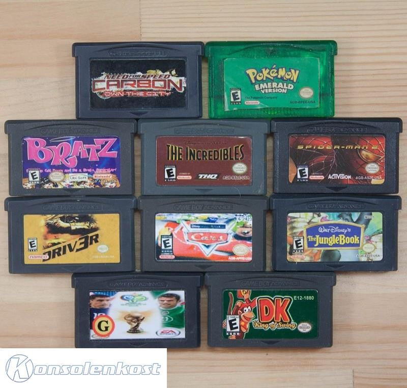 10 GameBoy Spiele zum TOP Preis! - GBA170