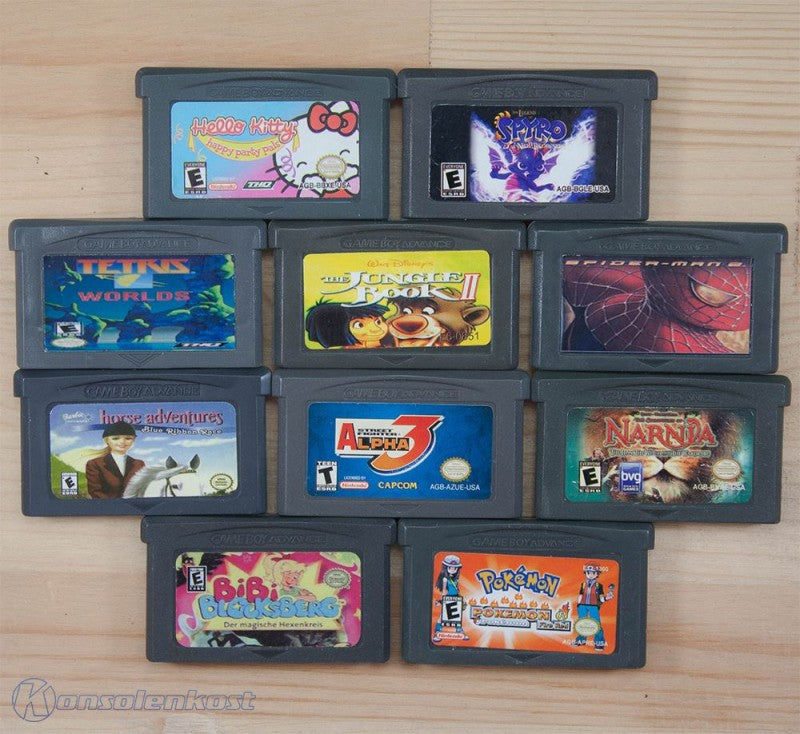 10 GameBoy Spiele zum TOP Preis! - GBA171