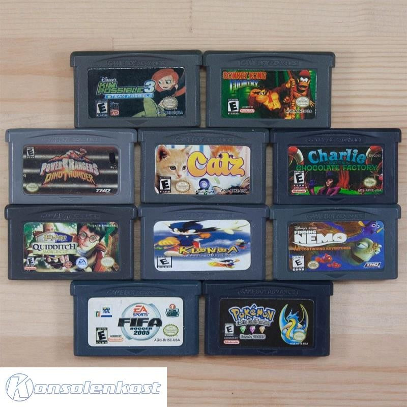 10 GameBoy Spiele zum TOP Preis! - GBA173