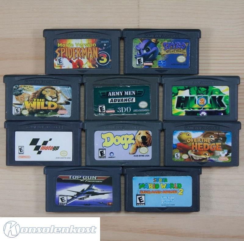 10 GameBoy Spiele zum TOP Preis! - GBA174