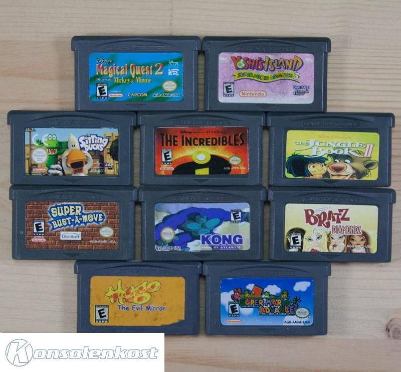 10 GameBoy Spiele zum TOP Preis! - GBA175