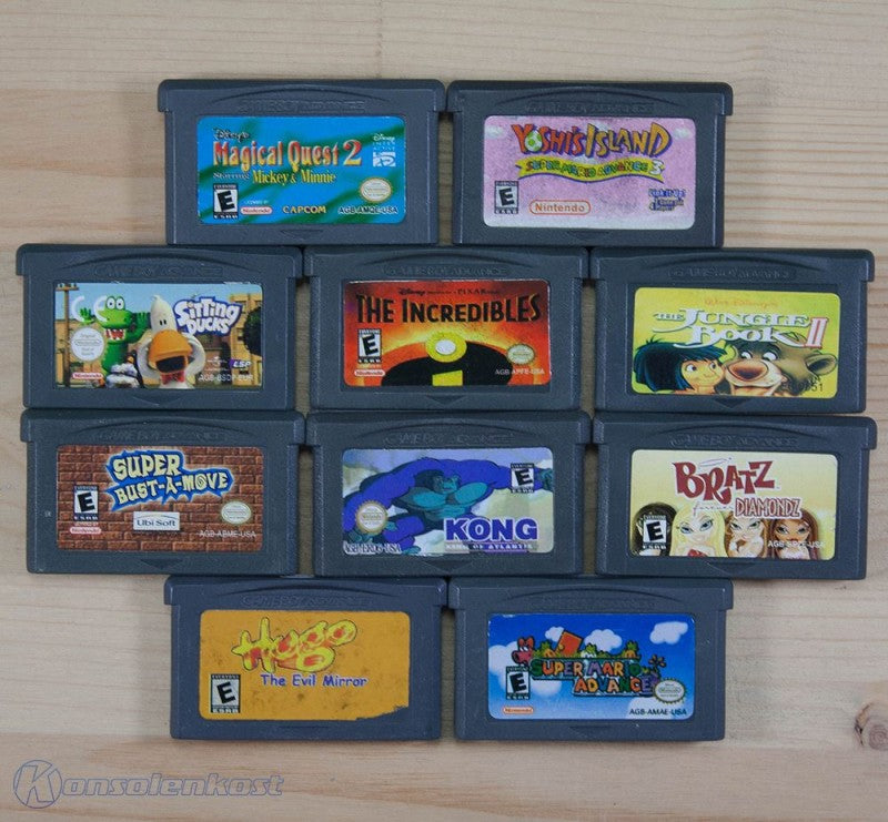 10 GameBoy Spiele zum TOP Preis! - GBA175