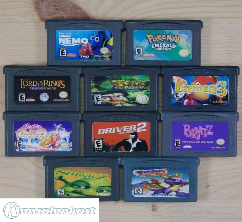 10 GameBoy Spiele zum TOP Preis! - GBA176