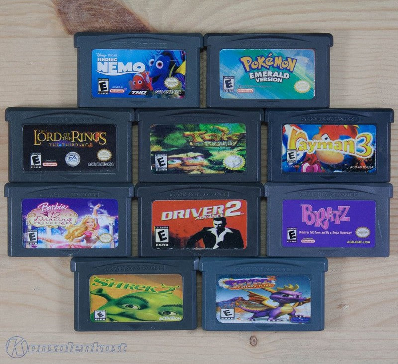10 GameBoy Spiele zum TOP Preis! - GBA176