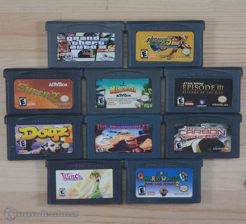 10 GameBoy Spiele zum TOP Preis! - GBA177