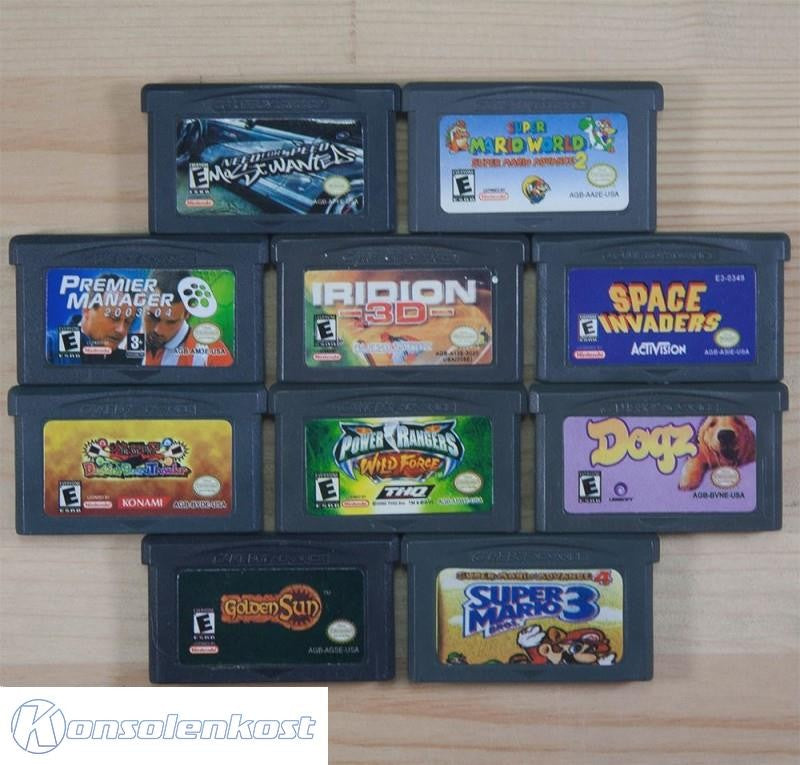 10 GameBoy Spiele zum TOP Preis! - GBA178