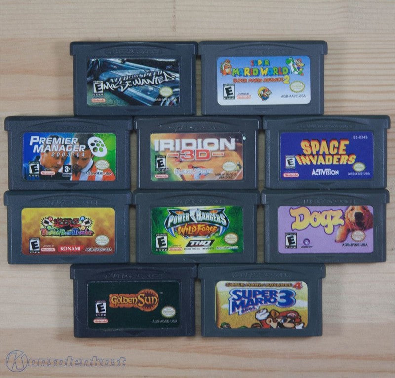 10 GameBoy Spiele zum TOP Preis! - GBA178