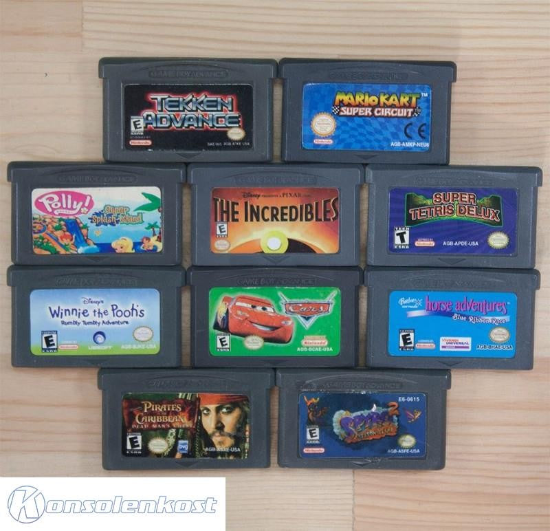 10 GameBoy Spiele zum TOP Preis! - GBA180