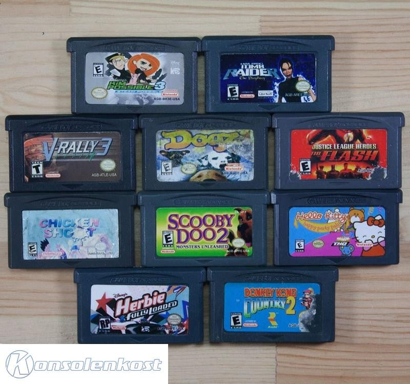 10 GameBoy Spiele zum TOP Preis! - GBA181
