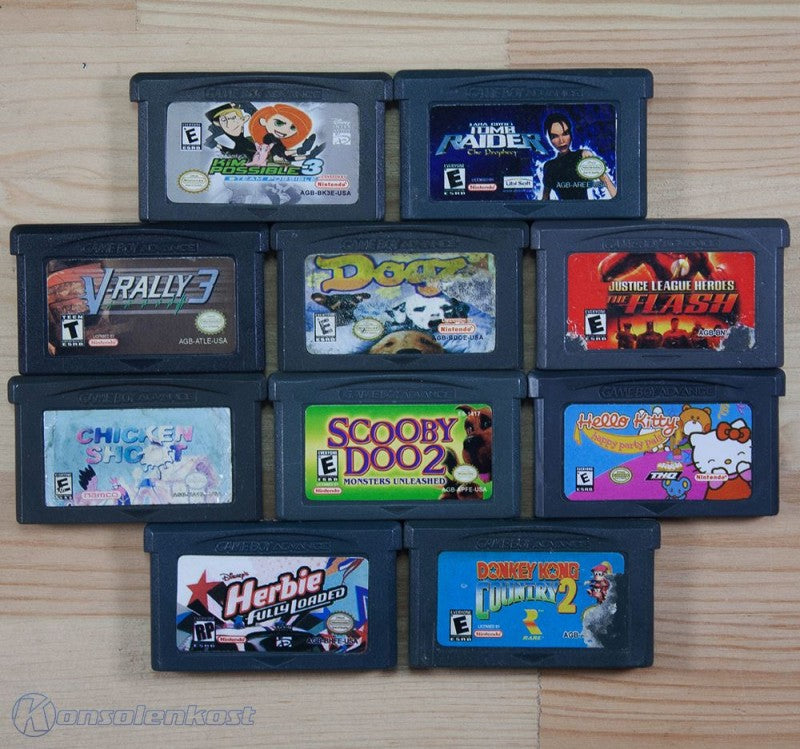 10 GameBoy Spiele zum TOP Preis! - GBA181