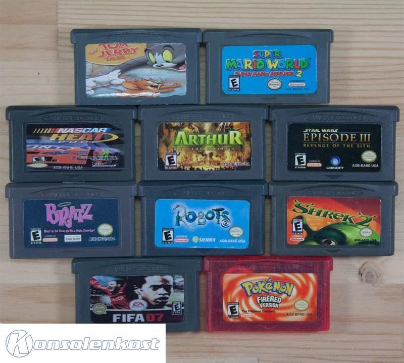 10 GameBoy Spiele zum TOP Preis! - GBA182