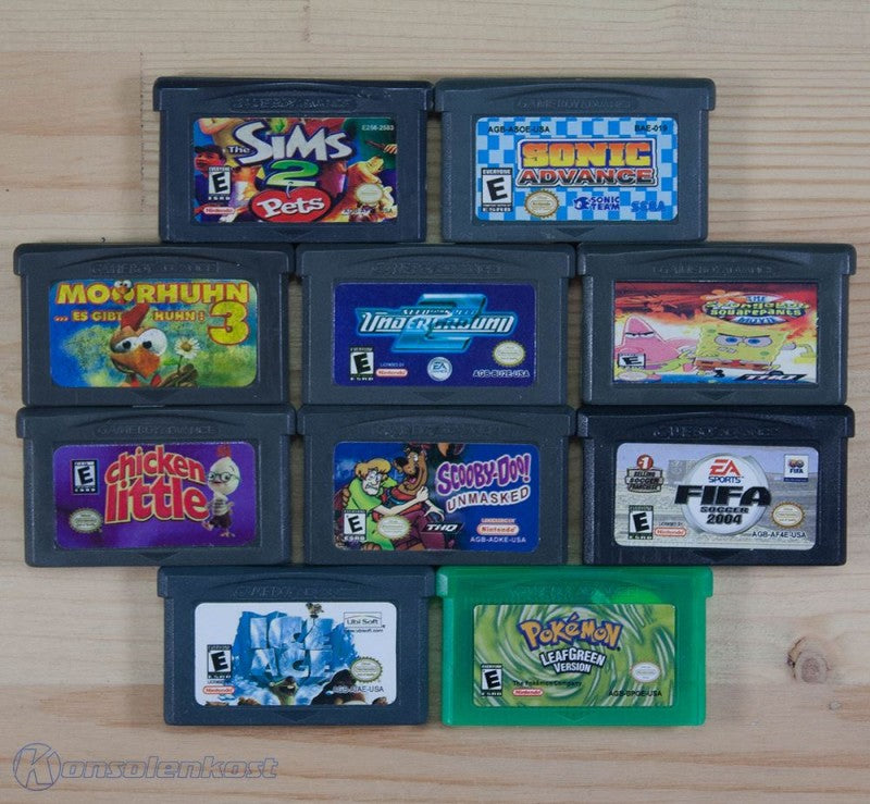 10 GameBoy Spiele zum TOP Preis! - GBA184