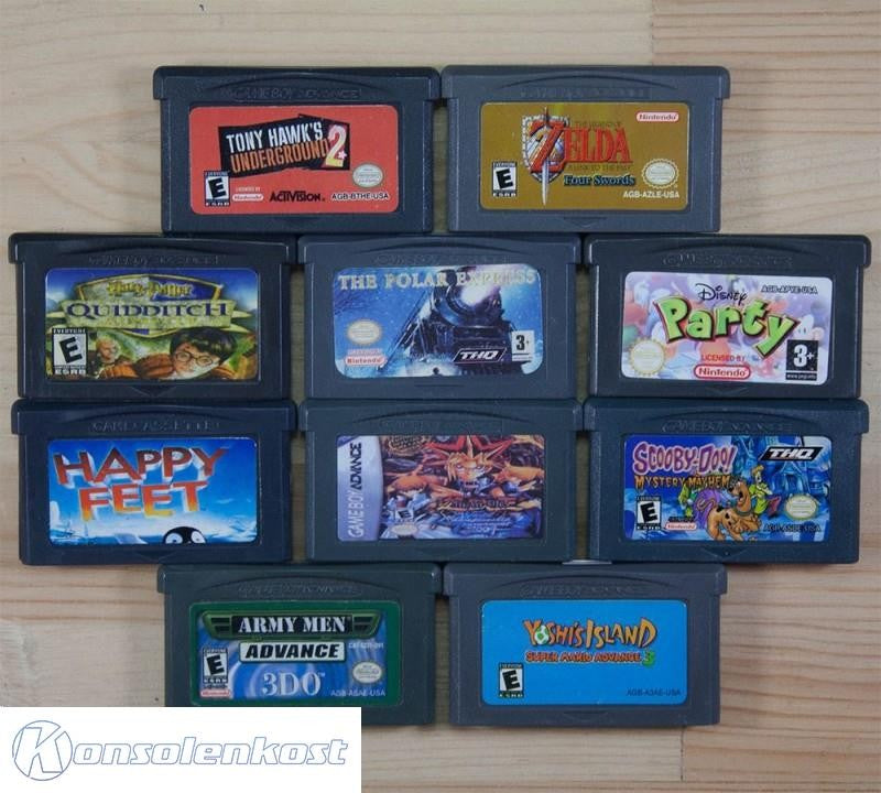 10 GameBoy Spiele zum TOP Preis! - GBA186
