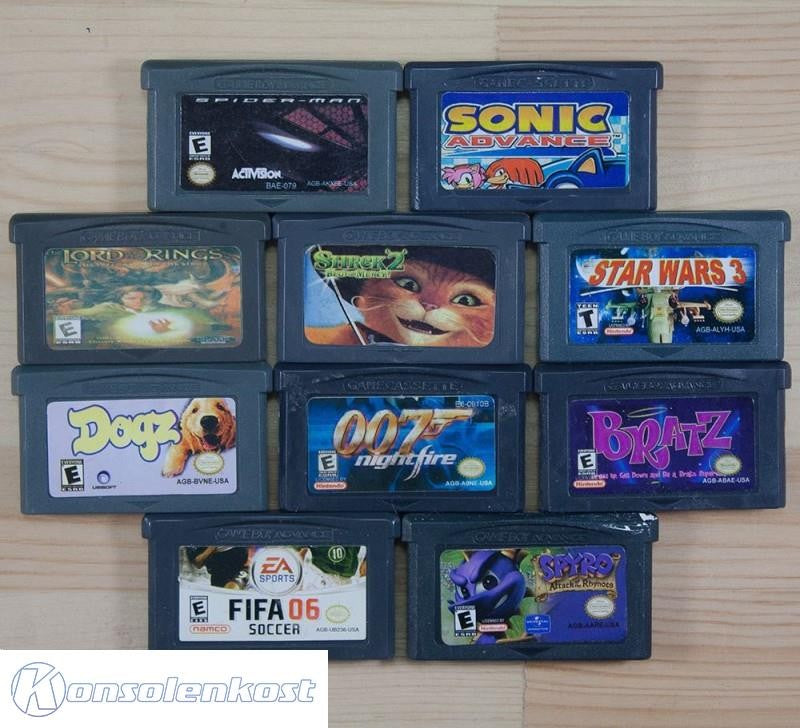 10 GameBoy Spiele zum TOP Preis! - GBA187