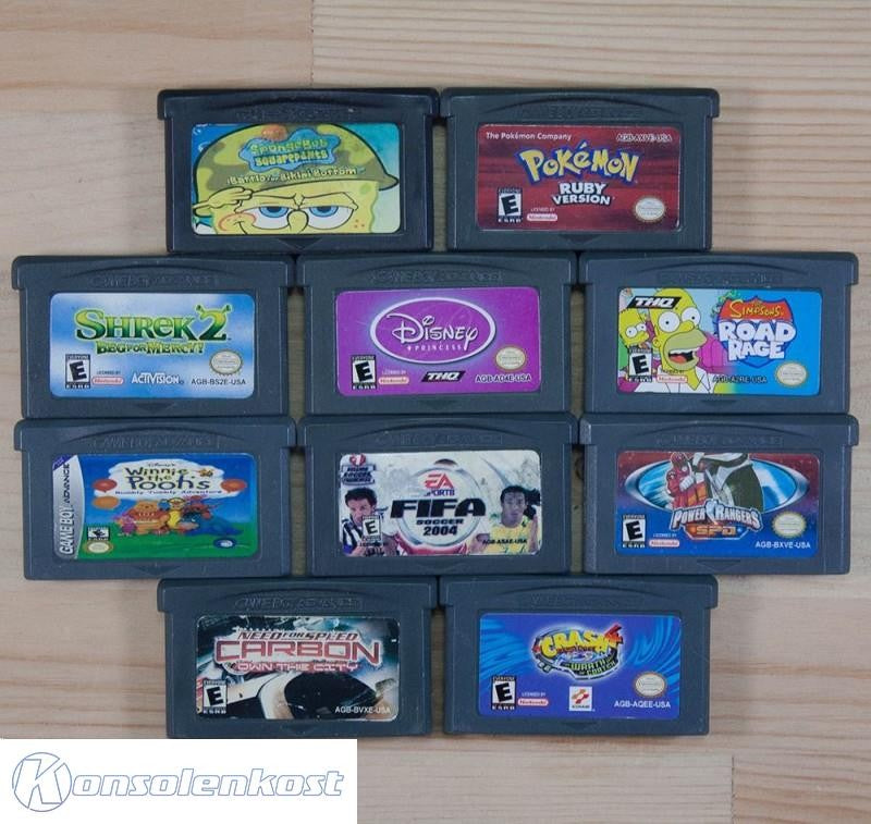 10 GameBoy Spiele zum TOP Preis! - GBA188