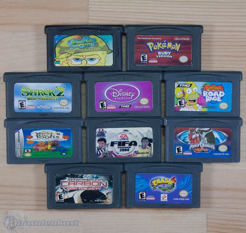 10 GameBoy Spiele zum TOP Preis! - GBA188